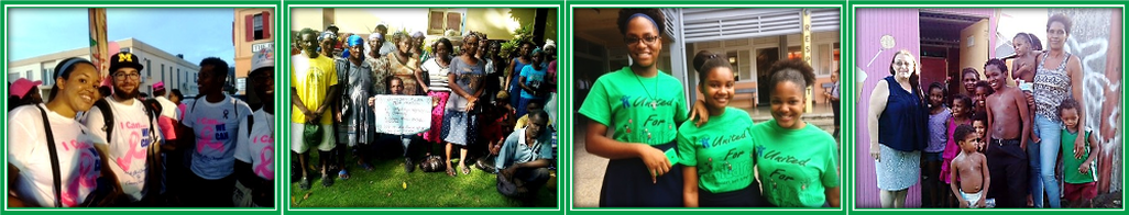 Collage of 4 photos showing Dominicans involved with Lifetime Ministry activities.